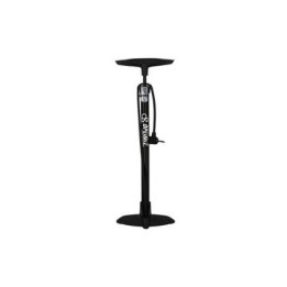 POMPE A PIED OPTIMIZ ACIER NOIR TETE PLASTIQUE VS/VP (SANS MANOMETRE)