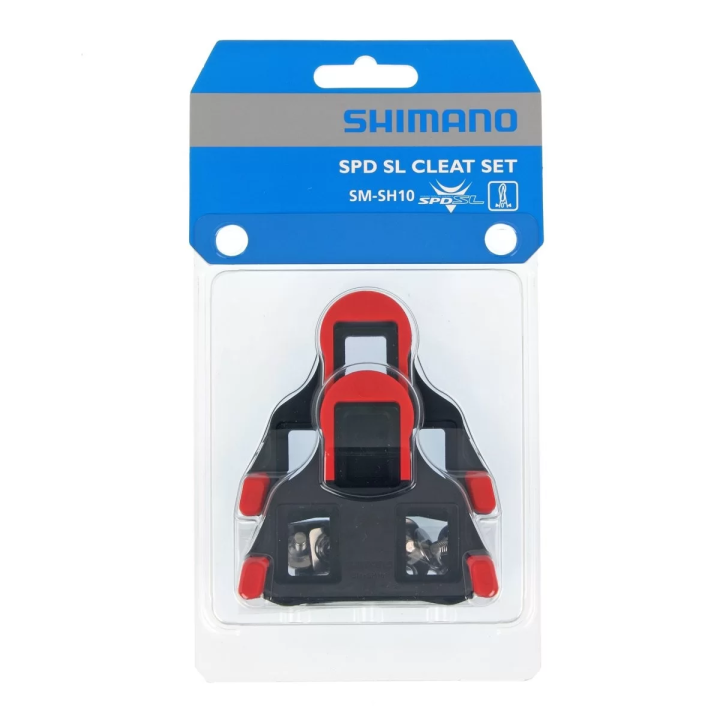 CALE PEDALE SHIMANO ROUTE SPD-SL FIXE ROUGE (PAIRE)
