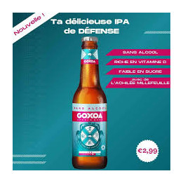 Biére sans alcool GOXOA IPA ( Bouteille )