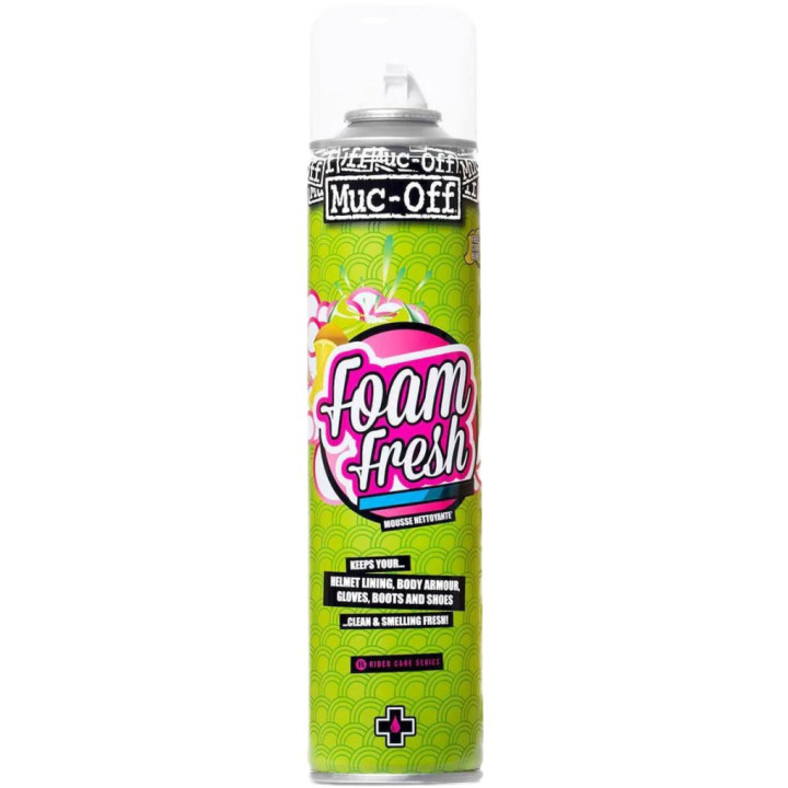 FOAM FRESH FOAM NETTOYAGE INTERIEUR VETEMENTS/CHAUSSURES/CASQUE/PROTECTEURS 400 ml