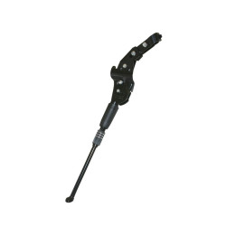BEQUILLE VELO LATERALE REGLABLE 24/29'' OPTIMIZ ALU NOIR RENFORCEE (SUR BASE DE CADRE)